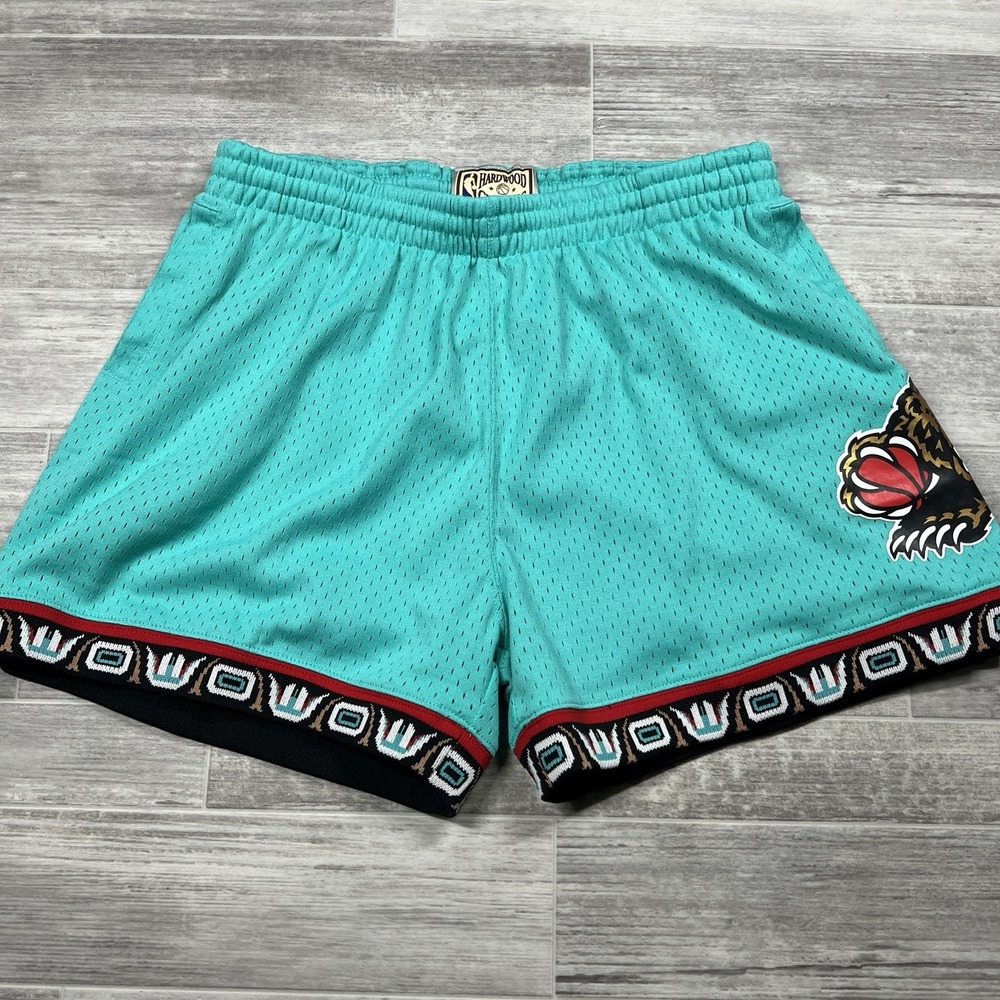 Mitchell & Ness Turquoise Grizzlies Women's XL Hardwood Classic Shorts New‎ $85